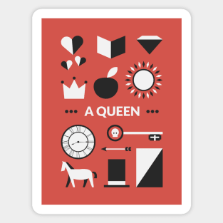 Once Upon A Time - A Queen Sticker